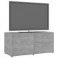 Preview: TV-Schrank Betongrau 80x34x36 cm Holzwerkstoff