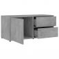 Preview: TV-Schrank Betongrau 80x34x36 cm Holzwerkstoff