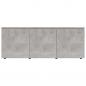 Preview: TV-Schrank Betongrau 80x34x30 cm Holzwerkstoff