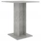 Preview: Bistrotisch Betongrau 60x60x75 cm Holzwerkstoff