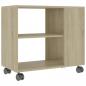 Preview: Beistelltisch Sonoma-Eiche 70x35x55 cm Holzwerkstoff