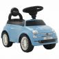 Preview: ARDEBO.de - Kinder-Aufsitzauto Fiat 500 Blau 