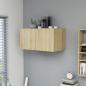 Preview: ARDEBO.de - Wandschrank Sonoma-Eiche 80x39x40 cm Holzwerkstoff