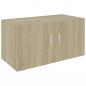 Preview: Wandschrank Sonoma-Eiche 80x39x40 cm Holzwerkstoff