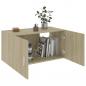 Preview: Wandschrank Sonoma-Eiche 80x39x40 cm Holzwerkstoff