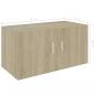 Preview: Wandschrank Sonoma-Eiche 80x39x40 cm Holzwerkstoff