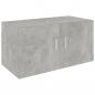 Preview: Wandschrank Betongrau 80 x 39 x 40 cm Holzwerkstoff