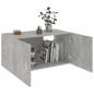 Preview: Wandschrank Betongrau 80 x 39 x 40 cm Holzwerkstoff