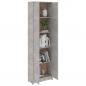 Preview: Garderobenschrank Betongrau 55x25x189 cm Holzwerkstoff