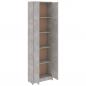 Preview: Garderobenschrank Betongrau 55x25x189 cm Holzwerkstoff