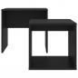 Preview: Couchtisch-Set Schwarz 48x30x45 cm Holzwerkstoff