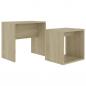 Preview: Couchtisch-Set Sonoma-Eiche 48 x 30 x 45 cm Holzwerkstoff