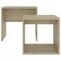 Preview: Couchtisch-Set Sonoma-Eiche 48 x 30 x 45 cm Holzwerkstoff