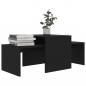 Preview: Couchtisch-Set Schwarz 100x48x40 cm Holzwerkstoff