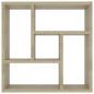 Preview: Wandregal Sonoma-Eiche 45,1x16x45,1 cm Holzwerkstoff