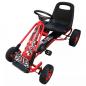 Preview: ARDEBO.de - Go Kart Rot 96 x 60 x 56 cm