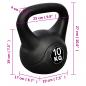 Preview: Kettlebell Kugelhantel Trainingshantel Gewicht 10KG