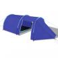 Preview: ARDEBO.de - Campingzelt 4 Personen Marineblau / Hellblau