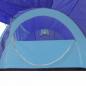 Preview: Campingzelt 4 Personen Marineblau / Hellblau