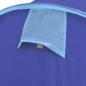 Preview: Campingzelt 4 Personen Marineblau / Hellblau