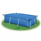 Preview: Rechteckige Pool-Abdeckung 260 x 160 cm PE Blau 