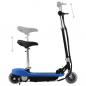 Preview: E-Scooter mit Sitz 120 W Blau