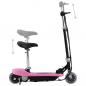 Preview: E-Scooter mit Sitz 120 W Rosa