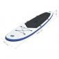 Preview: Stand Up Paddle Surfboard SUP Aufblasbar Blau und Weiß