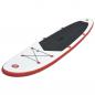 Preview: Stand Up Paddle Surfboard SUP Aufblasbar Rot und Weiß