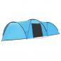 Preview: Camping-Zelt Iglu 650x240x190 cm 8 Personen Blau