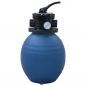 Preview: ARDEBO.de - Pool-Sandfilter mit 4-Wege-Ventil Blau 300 mm