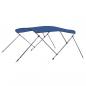 Preview: ARDEBO.de - 3-Bow Bimini Top Blau 183x140x137 cm