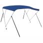 Preview: 3-Bow Bimini Top Blau 183x140x137 cm