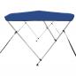 Preview: 3-Bow Bimini Top Blau 183x140x137 cm