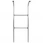 Preview: 2-stufige Trampolinleiter Stahl Silbern 102,6 cm