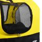 Preview: 2-in-1 Fahrradanhänger für Hunde und Buggy Gelb und Schwarz