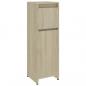 Preview: Badezimmerschrank Sonoma-Eiche 30x30x95 cm Holzwerkstoff