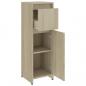 Preview: Badezimmerschrank Sonoma-Eiche 30x30x95 cm Holzwerkstoff