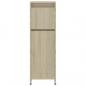 Preview: Badezimmerschrank Sonoma-Eiche 30x30x95 cm Holzwerkstoff