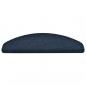 Preview: Selbstklebende Treppenmatten 15 Stk. Navy 65x21x4cm Nadelvlies 