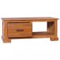 Preview: TV-Schrank 90x50x37 cm Massivholz Teak