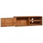 Preview: Wand-TV-Schrank 90x30x30 cm Teak Massivholz