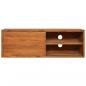 Preview: Wand-TV-Schrank 90x30x30 cm Teak Massivholz