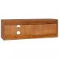 Preview: Wand-TV-Schrank 90x30x30 cm Teak Massivholz