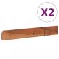 Preview: Wand-TV-Schrank 90x30x30 cm Teak Massivholz