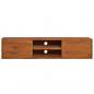 Preview: Wand-TV-Schrank 135x30x30 cm Teak Massivholz