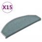 Preview: Treppenmatten 15 Stk. Blau 65x24x4 cm