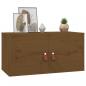 Preview: Wandschrank Honigbraun 60x30x30 cm Massivholz Kiefer