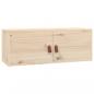 Preview: Wandschrank 80x30x30 cm Massivholz Kiefer