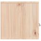 Preview: Wandschrank 80x30x30 cm Massivholz Kiefer